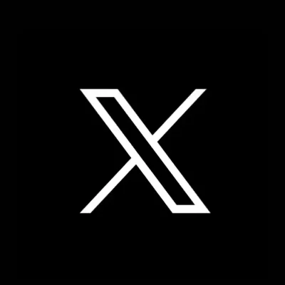Logo da plataforma X, Twitter. Foto: X/Divulgação