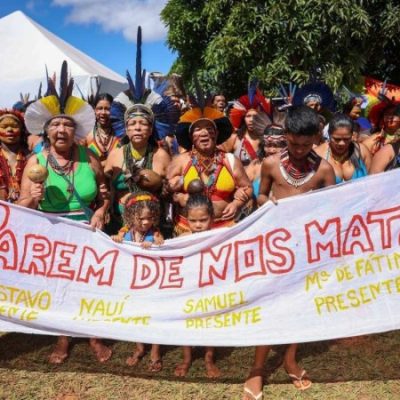Ataques de exploradores ilegais às comunidades indígenas são resultado da não homologação de territórios -  (crédito: Fabio Rodrigues-Pozzebom/Agência Brasil)