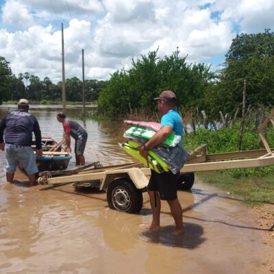 Comunidades estão isoladas em Ipanguaçu, no Oeste potiguar — Foto: Cedida