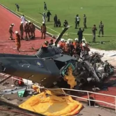 Dez pessoas morrem após helicópteros colidirem no ar na Malásia