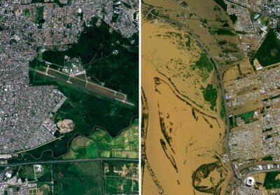 Antes e depois de Canoas, Rio Grande do Sul