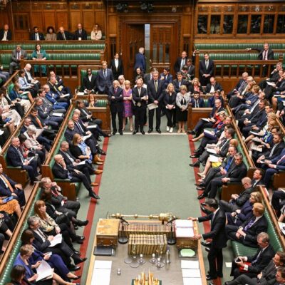 Plenário da Câmara dos Deputados do Reino Unido
