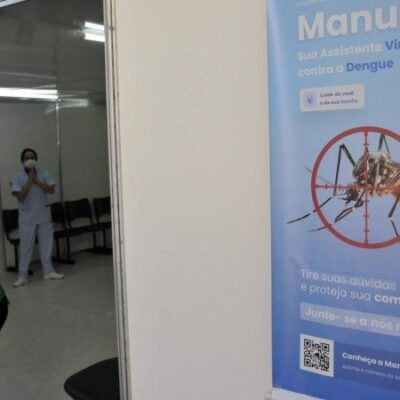 04/05/2024. Crédito: Minervino Júnior/CB/D.A Press. Brasil.  Brasilia - DF. Tenda da dengue no Guará -  (crédito: Minervino Júnior/CB/D.A.Press)