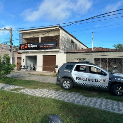 Personal foi executado a tiros ao abrir academia em Caicó — Foto: Cardoso Silva/Inter TV Costa Branca