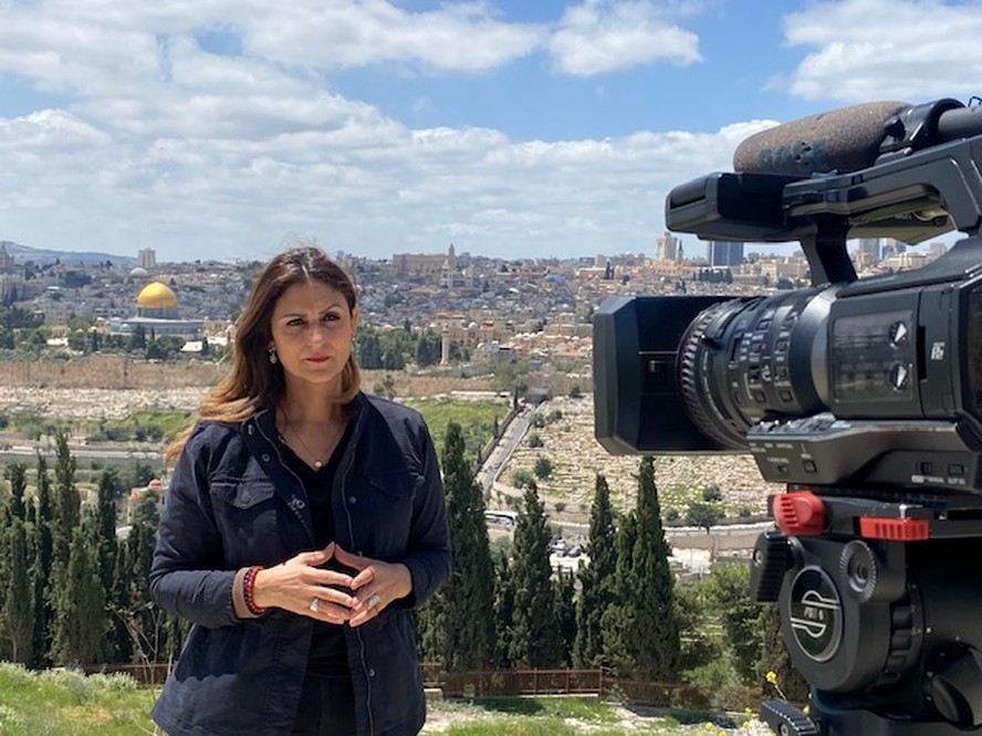 A porta-voz do Sindicato dos Jornalistas Palestinos, Shuruq As’ad