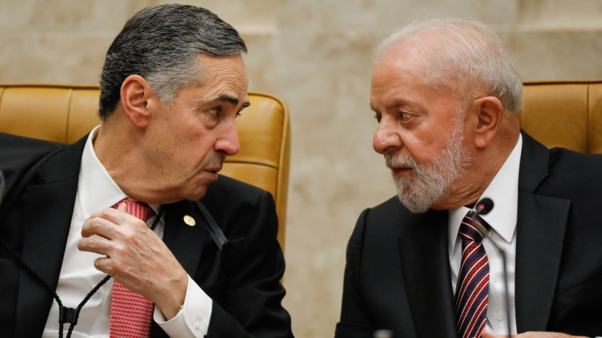 Lula e Roberto Barroso