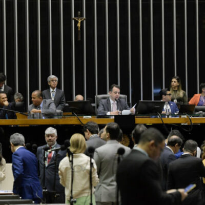 Plenário do Congresso durante sessão que votou envio de recursos para o Rio Grande do Sul