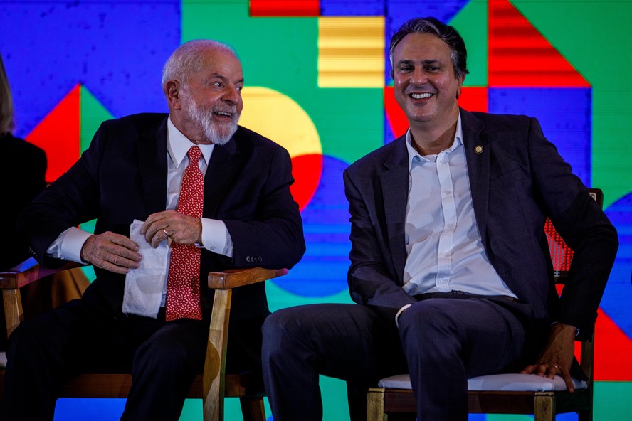 Presidente Lula e Ministro da Educação, Camilo Santana