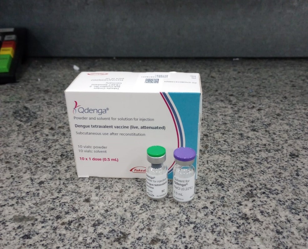RN recebe novas doses de vacinas contra a dengue — Foto: Divulgação