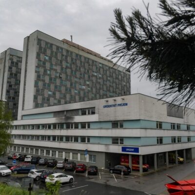 O hospital Banska Slovakia, onde o primeiro-ministro da Eslováquia segue internado após ser alvo de uma tentativa de assassinato.