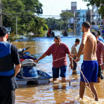 Inundação em Porto Alegre, no Rio Grande do Sul