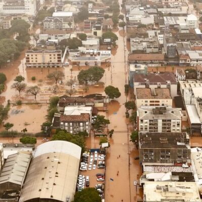 Chuvas no Rio Grande do Sul: Porto Alegre inundada