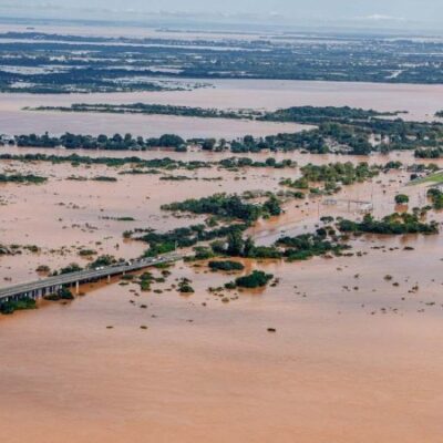 Enchente no Rio Grande do Sul já deixa 78 mortos e 134 mil desabrigados -  (crédito:  Ricardo Stuckert / Presidência da República)