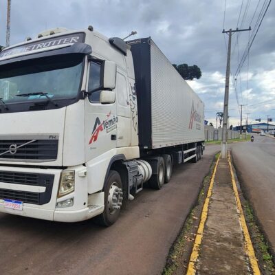 PM do Paraná recuperou caminhão roubado com doações destinadas ao Rio Grande do Sul