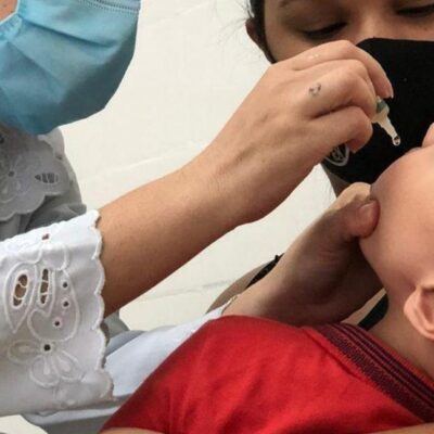 Vacina contra poliomielite — Foto: SMS Maceió/Arquivo