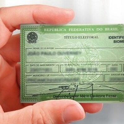 Título de eleitor — Foto: Tribunal Superior Eleitora/Divulgação
