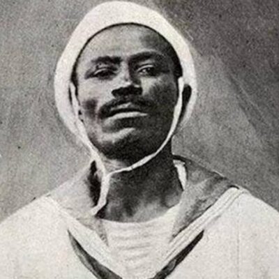 o marinheiro João Cândido, reconhecido como líder da Revolta da Chibata, que pedia o fim dos castigos físicos na Marinha em 1910