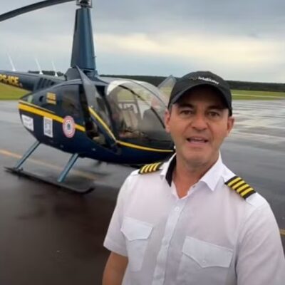 Piloto de SC quer dar a volta ao mundo de helicóptero