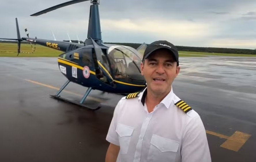 Piloto de SC quer dar a volta ao mundo de helicóptero