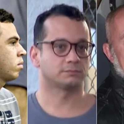 Da esquerda para a direita: Lindemberg Alves, Gil Rugai e Cristian Cravinhos estão entre os condenados que poderão usufruir da 'saidinha'
