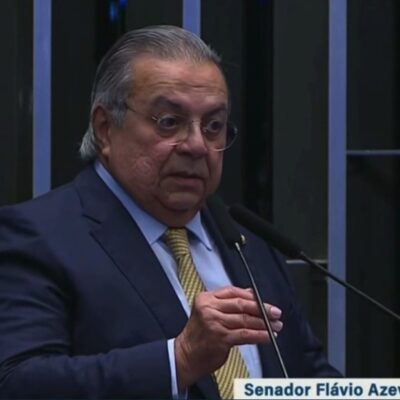 Flávio Azevedo assume como senador pelo Rio Grande do Norte — Foto: Divulgação/TV Senado