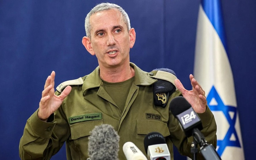 Porta-voz do Exército de Israel, Daniel Hagari afirma que não é possível eliminar o Hamas