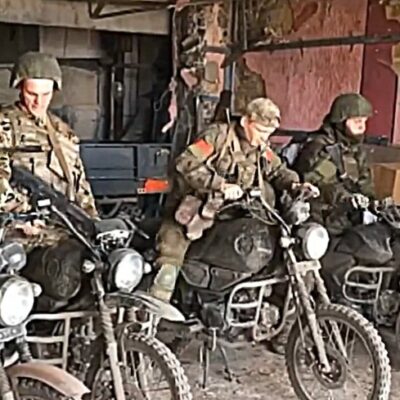 Um batalhão motorizado russo que atua na guerra na Ucrânia