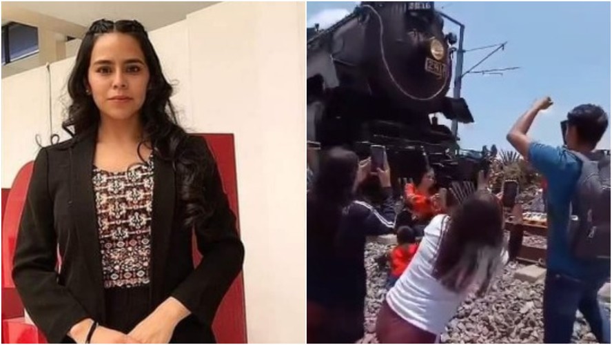 Mulher morreu no México após ser atropelada por trem enquanto tirava selfie