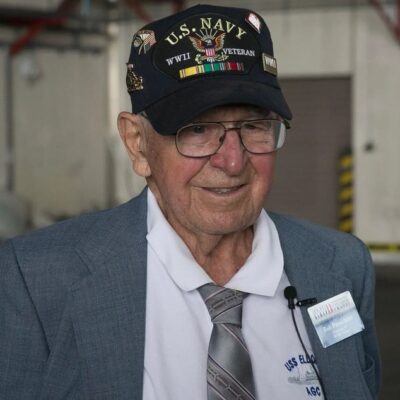 Robert Persichitti, de 102 anos, estava entre um número cada vez menor da geração de sobreviventes da Segunda Guerra Mundial