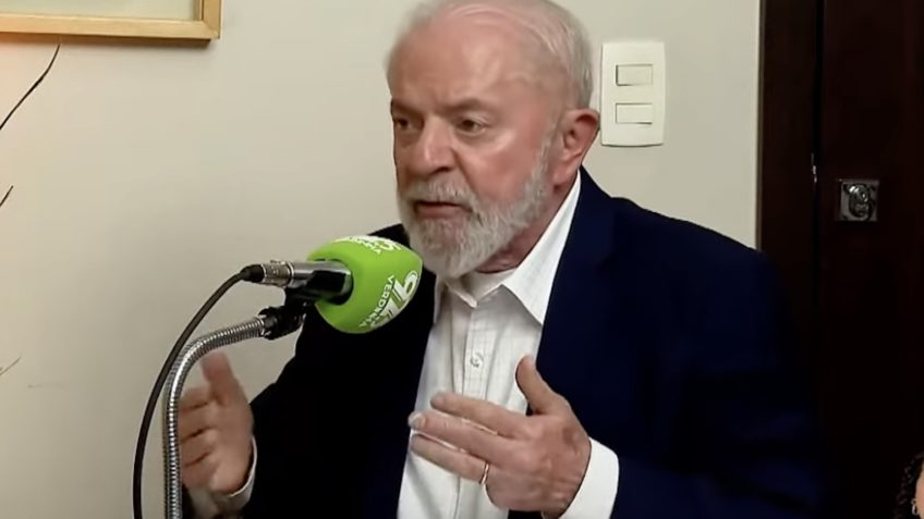 Lula em entrevista a rádio