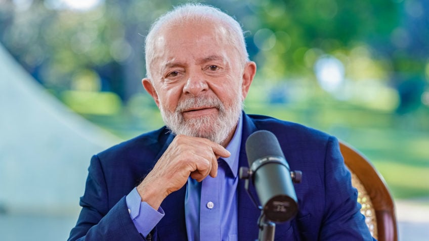 O presidente Luiz Inácio Lula da Silva durante entrevista à Rádio CBN em 18 de junho de 2024