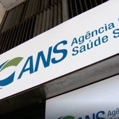 Fachada ANS, a agência que regulamenta os planos de saúde no Brasil