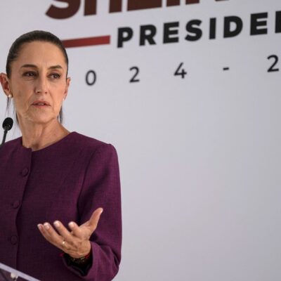 A presidente eleita do México, Claudia Sheinbaum