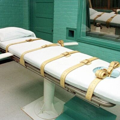 Câmara de execução no Texas, onde condenados à pena de morte são mortos por injeção letal