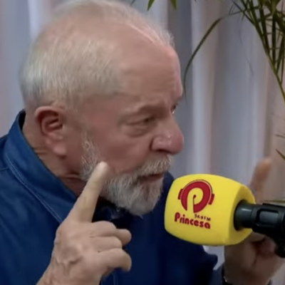 Lula em entrevista a uma rádio da Bahia