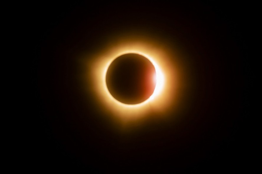106517610_View of a total solar eclipse seen from Mazatlan Sinaloa state Mexico on April 8 2024 This