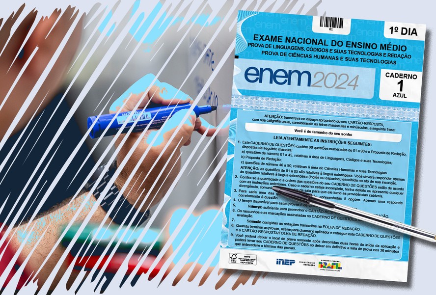 Enem: gabarito extraoficial da prova azul
