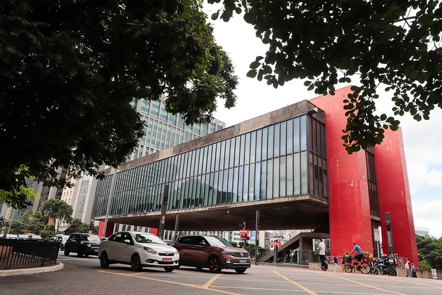 Masp antes do início da reforma, na Avenida Paulista