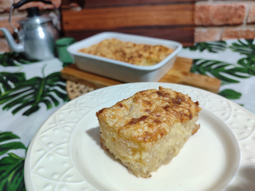 Bolo de tapioca granulada — Foto: Divulgação