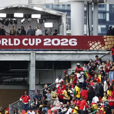 Torcedores antes da partida entre Gana e Panamá pela Copa do Mundo em Toronto
17 de junho de 2026 REUTERS/Benoit Tessier
