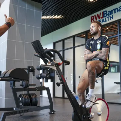 Neymar em sessão de fisioterapia em 06/06/2026 - seleção brasileira - Copa do Mundo 2026