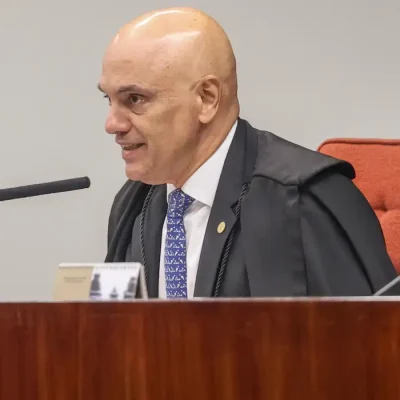 Brasília (DF), 25/02/2026 – Ministro Alexandre de Moraes fala no plenário da primeira turma durante segundo dia do julgamento no STF dos mandantes do assassinato da ex-vereadora, Marielle Franco.
Foto: Valter Campanato/Agência Brasil