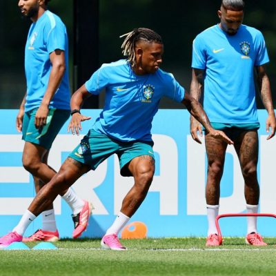 Soccer Football - FIFA World Cup 2026 - Brazil Training - Columbia Park Training Facility, Morristown, New Jersey, U.S. - June 12, 2026 Brazil's Danilo Santos during training IMAGN IMAGES via Reuters/Caean Couto