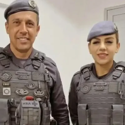 São Paulo (SP), 18/03/2026 - FOTO DE ARQUIVO - O Tenente-Coronel Geraldo Leite Rosa e sua ex-esposa, Gisele Alves Santana. Foto: Gisele Alves Santana/Instagram