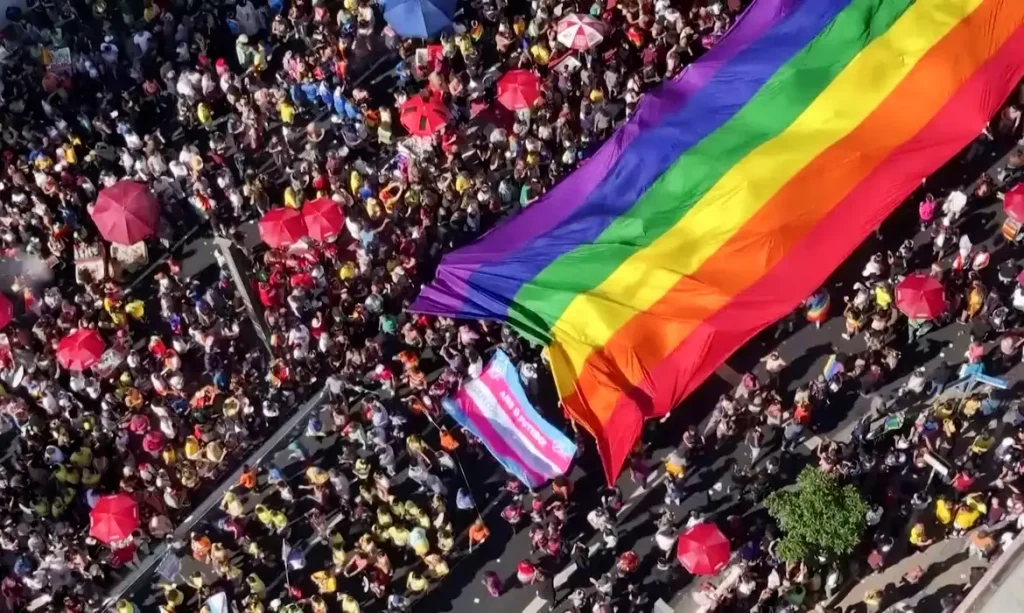 São Paulo (SP), 03/06/2026 -  A Parada do Orgulho LGBT de São Paulo chega à 30ª edição com o tema