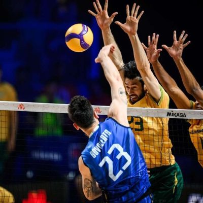 Brasil perde para Itália por 3 sets a 1, em 26/06/2026 - segundo revés seguido na Liga das Nações Masculina