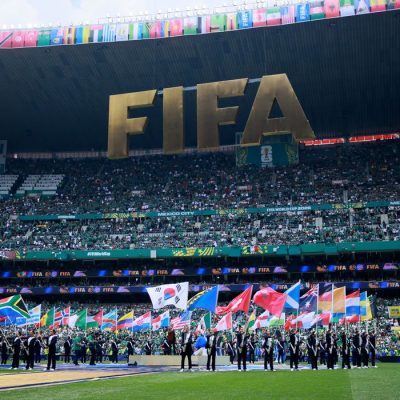 Soccer Football - FIFA World Cup 2026 - Group A - Mexico v South Africa - Estadio Azteca, Mexico City, Mexico - June 11, 2026
General view inside the stadium before the match REUTERS/Eloisa Sanchez