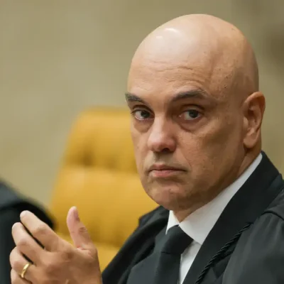 Brasília (DF) 01/08/2025 - Ministro Alexandre de Moraes durante sessão de abertura do segundo semestre judiciário no Supremo Tribunal Federal (STF).  Foto: Fabio Rodrigues-Pozzebom/ Agência Brasil