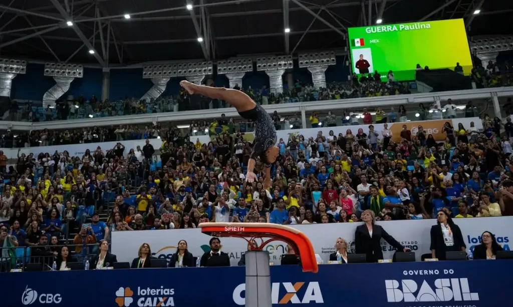 Rebeca Andrade, atleta da Seleção Brasileira de Ginástica. Foto: MeloGym/CBG