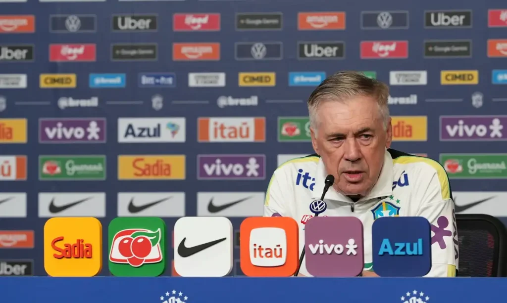 Carlo Ancelotti - coletiva - seleção brasileira - em 05/06/2026
